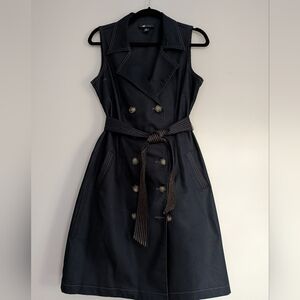 AB Studio Navy denim stretch dress Size 8